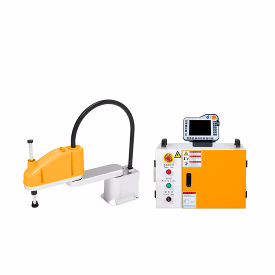 Scara Cobot Proveedor de robots de entrega de China Alcance 600 mm Robots manipuladores colaborativos de aleación de aluminio Venta al por mayor Manipulador de soldadura de 4 ejes