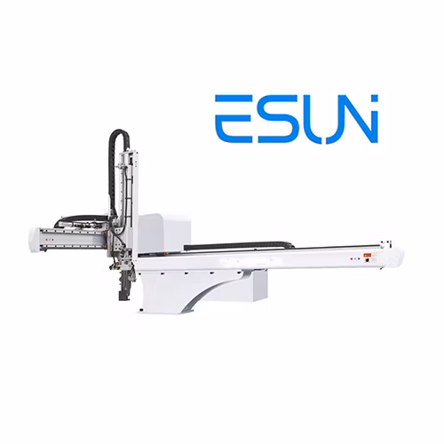 Traje de robot de brazo oscilante para mini máquina de inyección de molde de canal frío